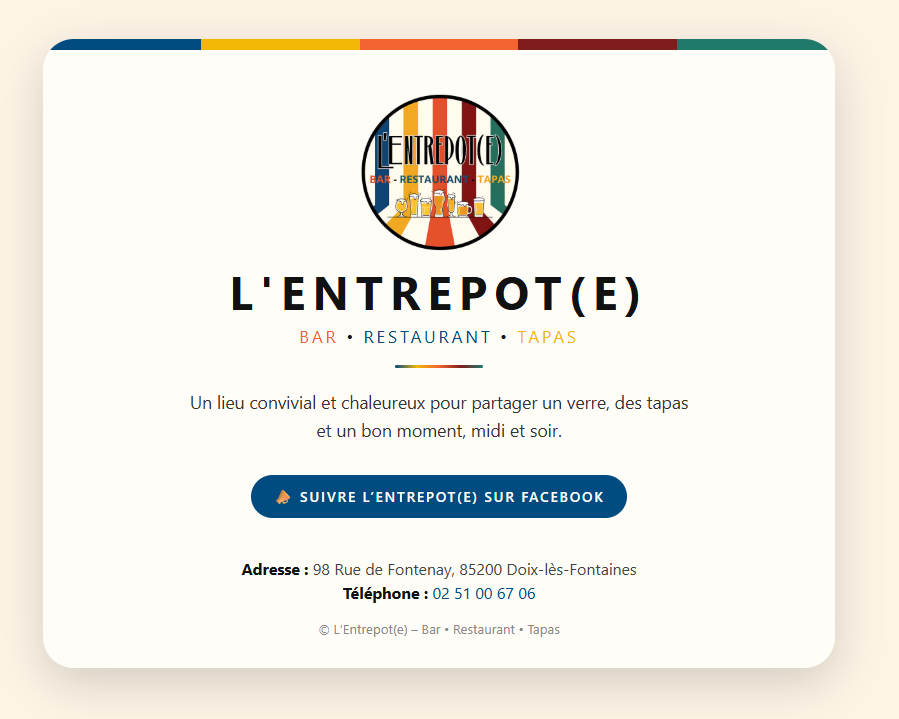 L'Entrepote - Bar Restaurant Tapas